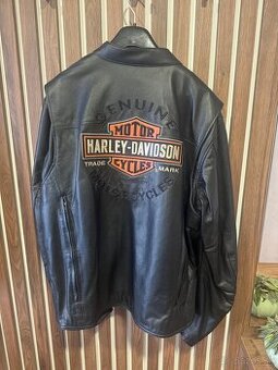 Kožená bunda a vesta Harley davidson