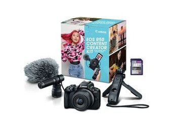 Canon EOS R50 + RF-S 18-45 mm f/4.5-6.3 IS STM Creator Kit,