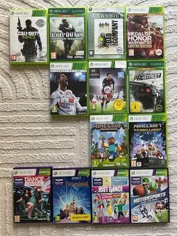 Predám hry na Xbox 360