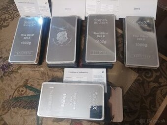 Predám investične striebro