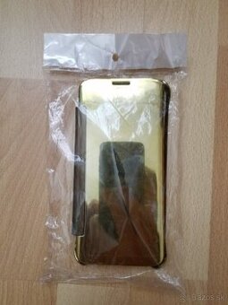 Predam transparentny zlaty kryt na S7 Edge