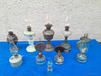 Petrolejová,bakelitová,industriálna ,železničiarska lampa.