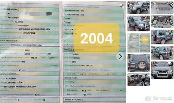 Mitsubishi Pajero 3.2 DI-D 2004 predám MOTOR 4M41, TRYSKY