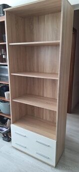 Regál so šuflíkmi
