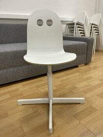 IKEA Valfred / Sibben detska otocna stolicka, biela