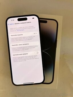 IPHONE 14 PRO SPACE BLACK 128GB ZÁRUKA - STAV AKO NOVÝ