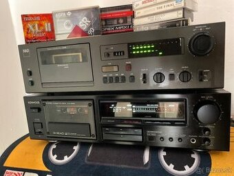 Predam kazetak NAD,Kenwood a dvojkazetak TECHNICS