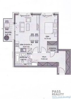 PRENÁJOM elegantný, zariadený 2 izb. apartmán, Jégeho Alej