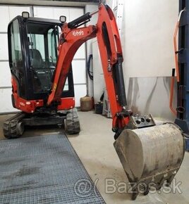 1.9t minibagr Kubota KX019 roztah, 3 lopaty