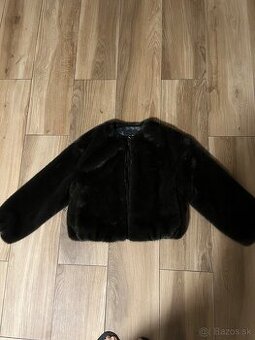 Nová kožušinová bunda ZARA (s visačkou) - Veľkosť S