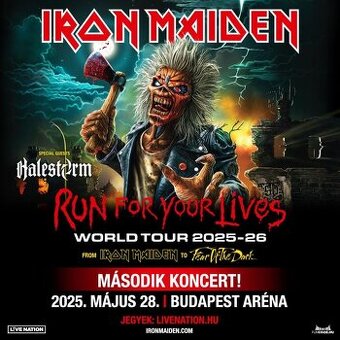 Koncert IRON MAIDEN Budapešť