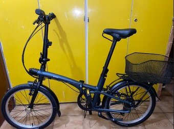 Mestský skladací bicykel, skladačka. Fold 500 decathlon