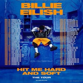 Predám 2 lístky na Billie Eilish – Praha 1.6.2025