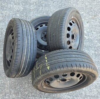 PLECHOVÉ DISKY 5x112 R16 S PNEU 205/55 R16