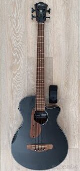 Elektro akustická basgitara Ibanez AEGB24E Black