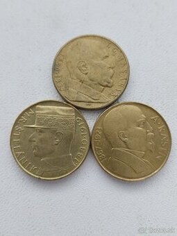 Mince 3 kčs a 10 kčs