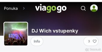 Dj wich lístky O2 aréna