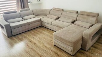 Rozkladacia sedačka v tvare U