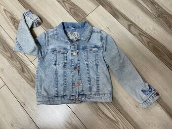 Riflová bunda H&M 122