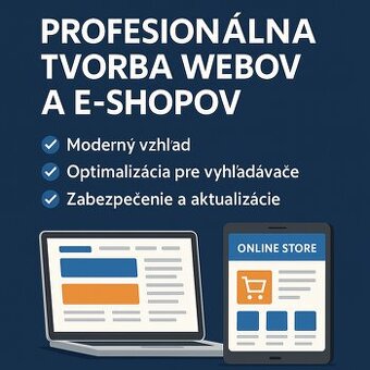 VORBA WEBSTRÁNOK A E-SHOPOV, KTORÉ FUNGUJÚ – RÝCHLO, MODERNE