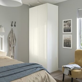 IKEA FARDAL Dvere, lesklá biela, 50x229 cm (2ks)