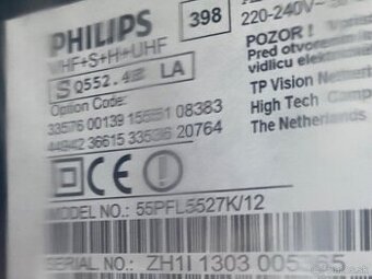 Philips smart TV 55PFL5527K/12 55” /139 cm/ + konzola