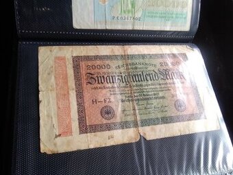 Staré bankovky nalez