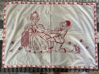 Redwork - výšivka
