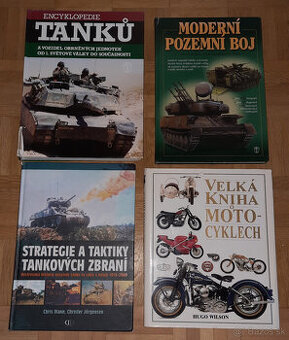 Knihy o tankoch a motorkách
