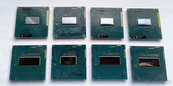 Notebookové CPU Intel i5 i7  3 a 4  Generácia