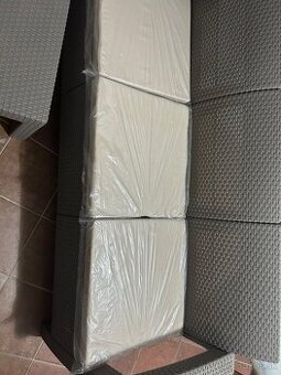 Ratanové sedenie – sivé