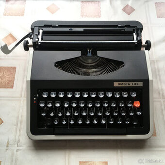 Písací stroj Omega Lux kufríkový