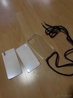 Nový priesvitný kryt a 2x sklo na iPhone 12/12 Pro