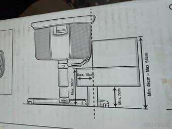 Detská postieľka Next to mé do 9kg.