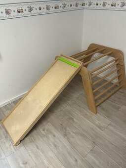 Dreveny Set: Preliezka a Rebrík/šmýkačka