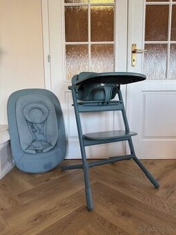 CYBEX Lemo 4 in 1 Set Gold Stone Blue detská jedálenská stol
