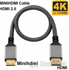 MINI HDMI rozširujúci Male to Male 0.3 m 4K - 1