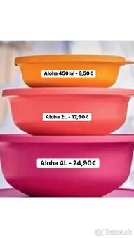 Misky Aloha Tupperware