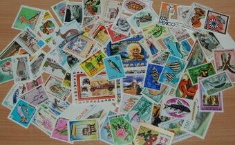 Poštové známky - 70 ks - Mix 5 - čisté