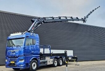 9470 MAN TGX 35.580 BL - 8x4 – Valník + HR-HIAB 54 t/m + JIB