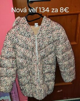 Nová zimná bunda veľ 134