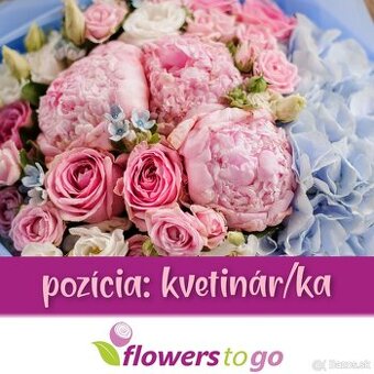 Predavačka, Kvetinárka, Florista do kvetinárstva BA