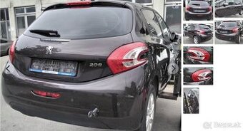 PEUGEOT 208 1.2 2013 PREDÁM DVERE, NÁRAZNÍK, piate dvere
