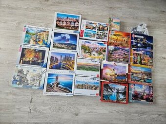 Zbierka 24x 1000 puzzle