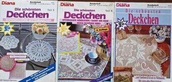 Časopisy so vzormi na vyšívanie, háčkovanie DIANA - 1