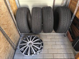 4xzimné pneu na diskoch Mirage MR-W562 215/55 R16