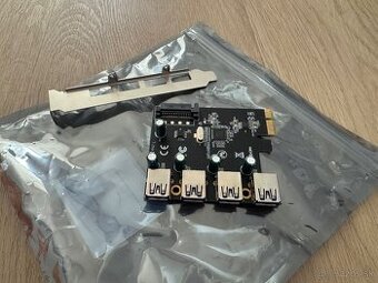 AXAGON PCEU‑430VL – USB 3.0 PCIe karta, nepoužitá
