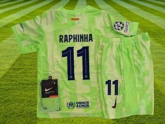 dres Raphinha vonkajšia svetlozelená edícia FCB