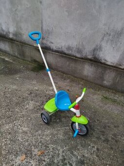 Detská trojkolka s vodiacou tyčou
