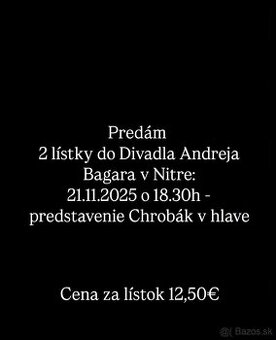 Chrobák v hlave Nitra 21.11.